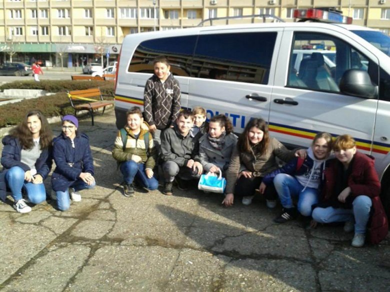 Vizită la Politia Baia Mare, martie 2018, clasa a V-a